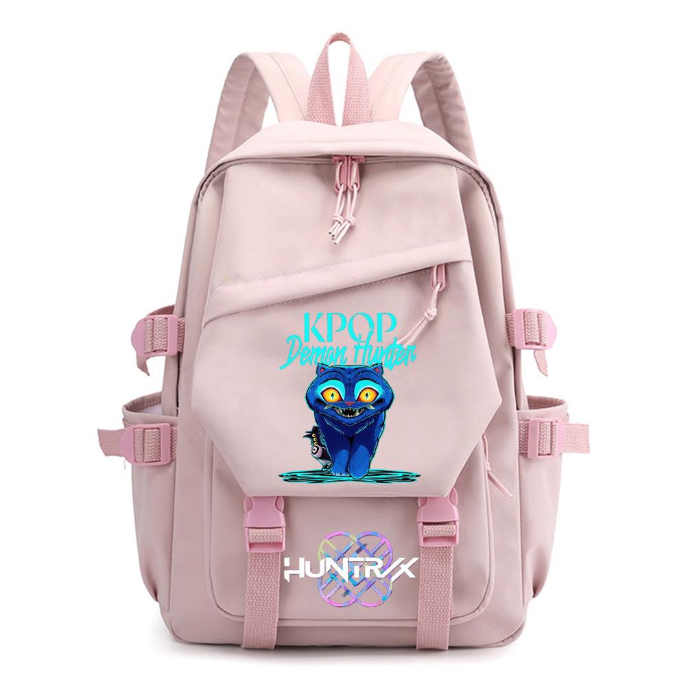 Anime K-Pop Printed Waterproof Backpack for Teen Boy Gril Schoolbag Children Student Women Large Capacity Travel Bag Kid Gift Mochila