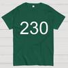 Number 230 Game Movie Cotton Summer Casual Cool Loose T-Shirt