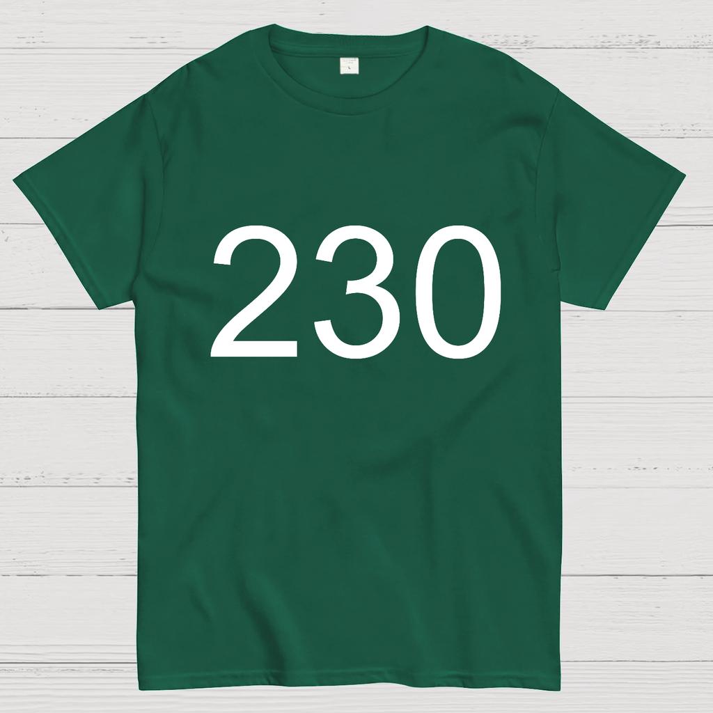 Number 230 Game Movie Cotton Summer Casual Cool Loose T-Shirt