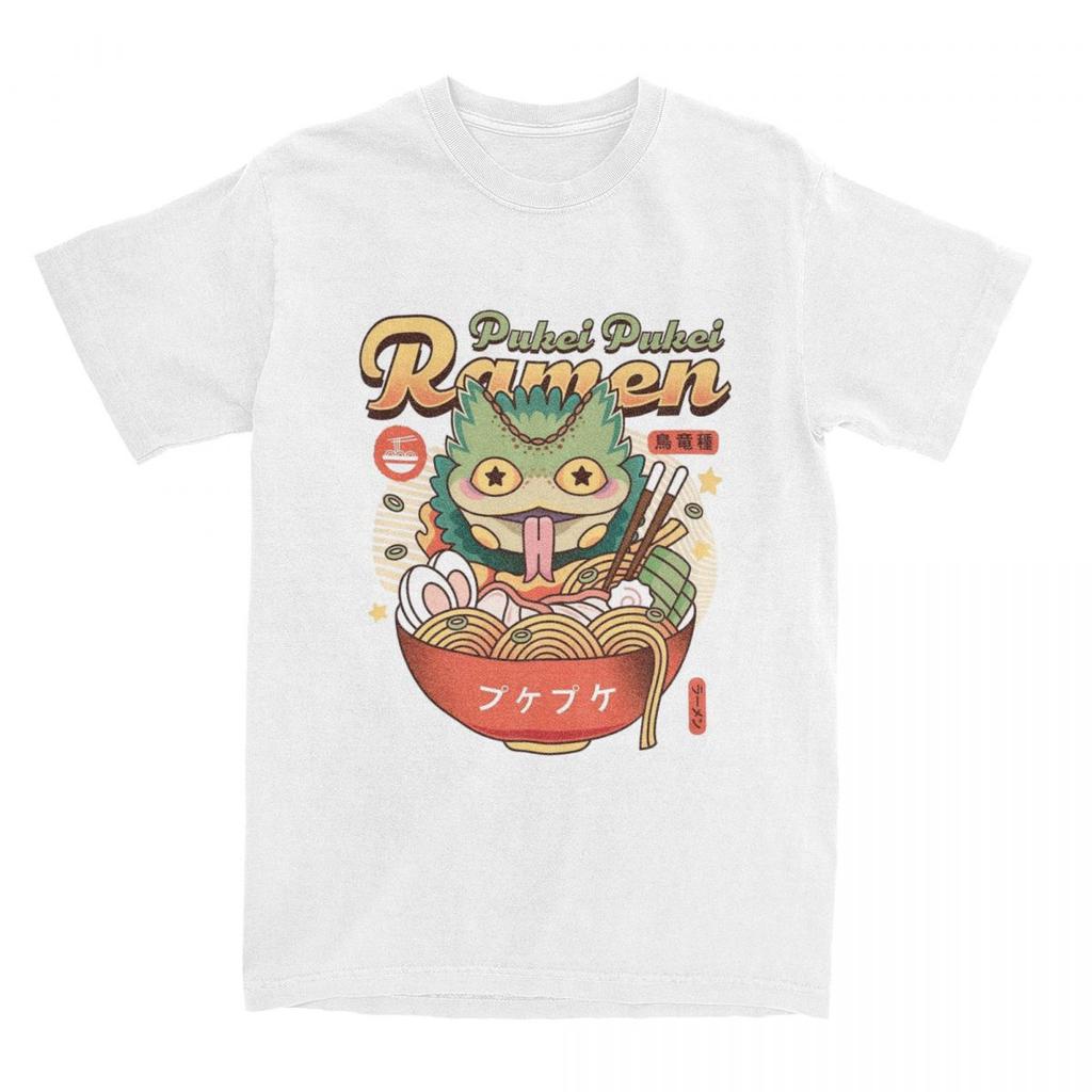 Pukei Pukei Ramen T-Shirt Monster Hunter Game T-Shirts Short Sleeve Y2K Fun Tops Beach Pure Cotton O-Neck Plus Size Top Tees