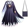 83051 Set Rochie Pelerină Geantă cu Imprimeu Lily Lovebraids pentru Fete Copii Costume Cosplay Halloween