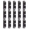 PVC Door Hinge Shims 15 Pcs 3.5Inch X 1.08Inch X 0.060Inch for Fast Door Adjustment Without Disassembly or Replacement