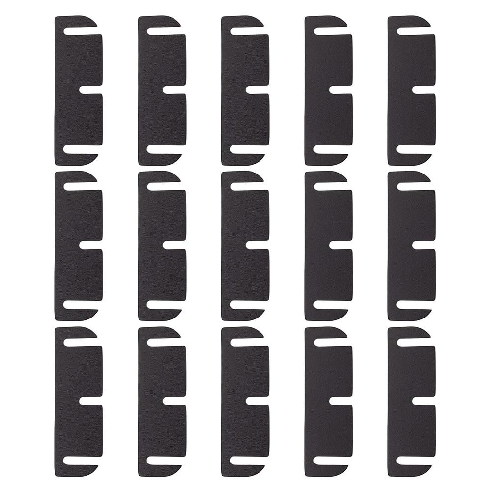 PVC Door Hinge Shims 15 Pcs 3.5Inch X 1.08Inch X 0.060Inch for Fast Door Adjustment Without Disassembly or Replacement