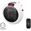 Portable Mini Electric Heater Instant Heater Low Power Fan Thermostat Adjustable Thermostat, Rotatable Adapter Home Office Electric Heater