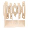 Metal Book Ends Orderly Storage Adjustment Metal Construction Simple Beige Retractable Bookend for H