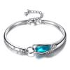 Teardrop Zircon Bridal Jewelry Set: Fashion Necklace and Bracelet for Women