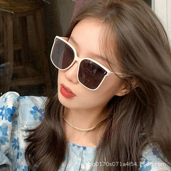 Trendy Korean G-Style Sunglasses for Men & Women, Slimming Big Face Anti-UV