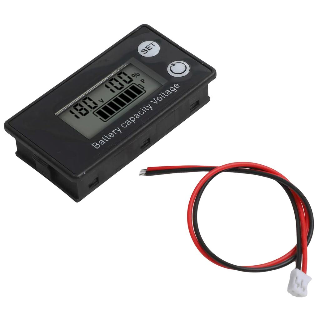 Battery Voltage Indicator Meter for 12V 24V 36V Lithium Iron Phosphate