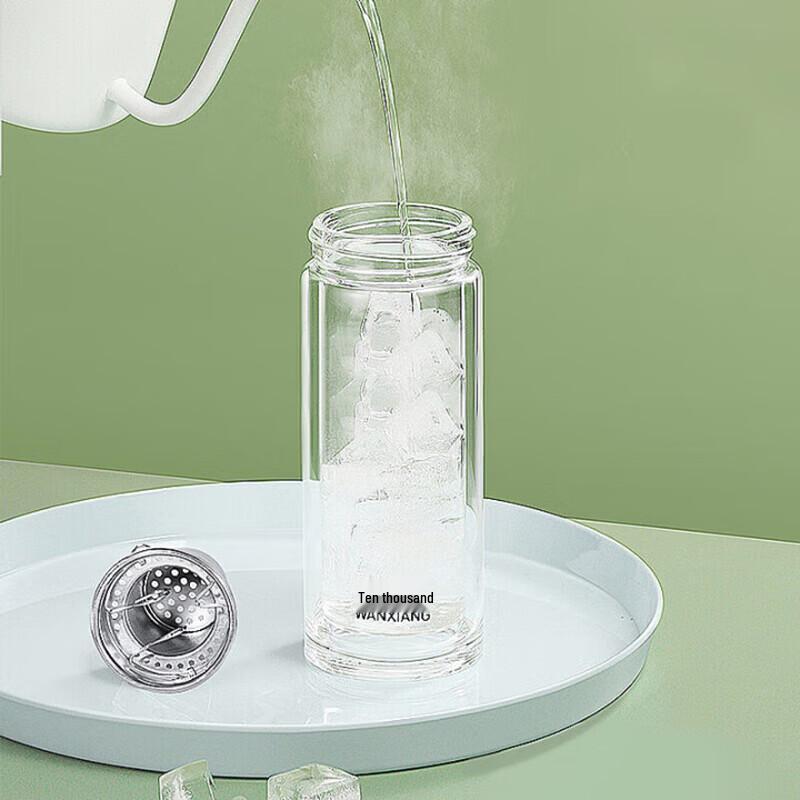 Wanxiang Double-Walled Borosilicate Glass Cup
