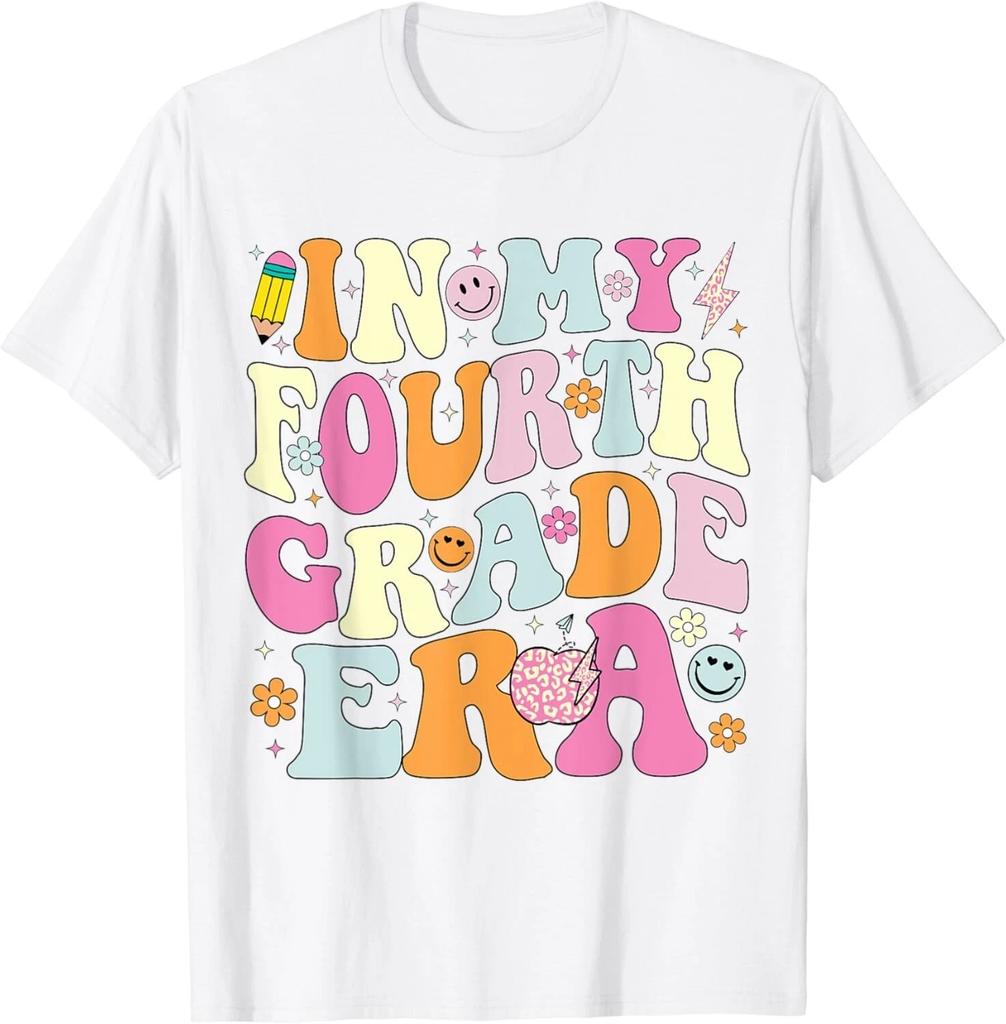 In My Fourth Grade Era 4th Grade Girl Teacher Back to School Gift Unisex T-Shirt