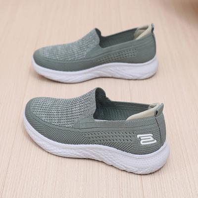 Spring and Autumn New Women Lightweight and Comfortable Mesh Shoes Breathable Shallow Mouth One Step Walking Shoes