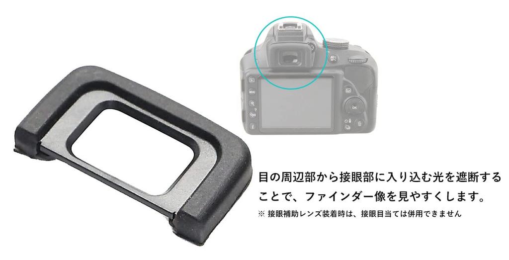 Replacement Eyepieces for Nikon Compatible with and Eyepiece Mounting Accessories DK-25, Audiophiles, Eyecups, (2-Piece Set)