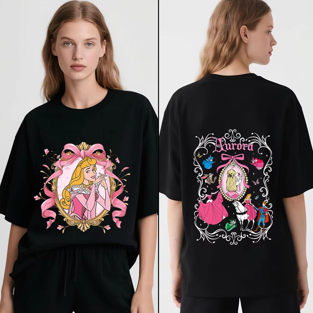 Aurora Print Cotton TShirt for Women Casual Comfort Fit Soft Pure Cotton Daily Wear Tee Classic Design Skinfriendly S