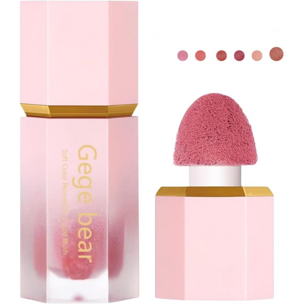 Unyoke Brush Mousse Fluffy Transparent Powder Liquid Cheek Moisturizing 06