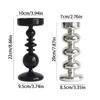 Simple European Style Glass Candle Holders Elegant Unique Tea Light Rack Romantic Retro Minimalist Candlestick Living Room