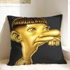 Neegy Meme Funny Internet Brainrot Gen Z Pillow Cover  Soft Cushion Cover Fashion Pillow Case For Chair Sofa Home Decor