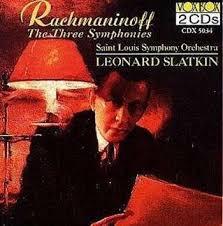 

CD SAINT LOUIS SO, LEONARD SLATKIN - RACHMANINOFF:Symphonies Nos. 1, 2, CDX5034 VoxBox US Classical Used