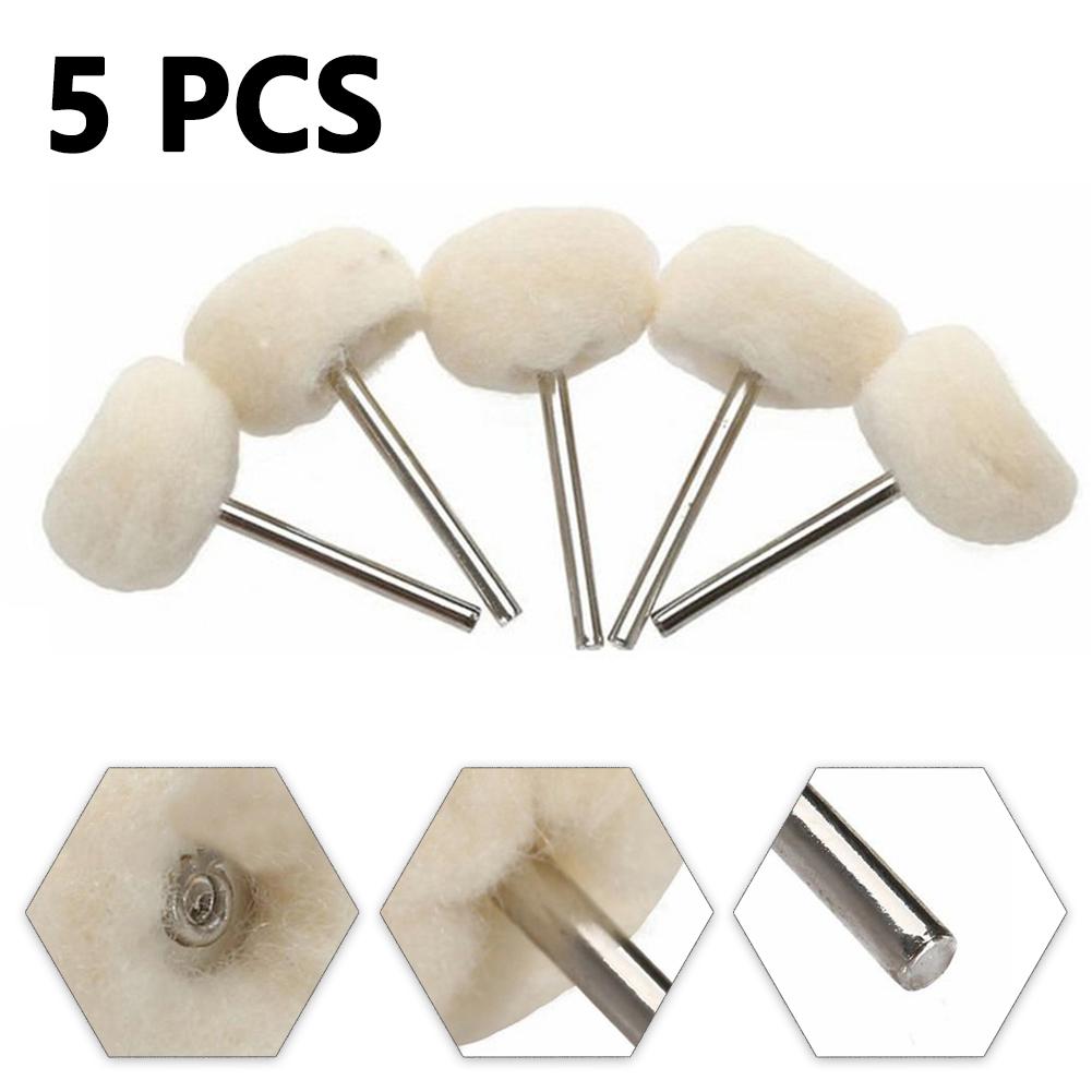 Brand New High Quality Grinding Head Wool Polishing Brush Replacement Shank 2.35mm 5PCS For Removing Rust Jewelry