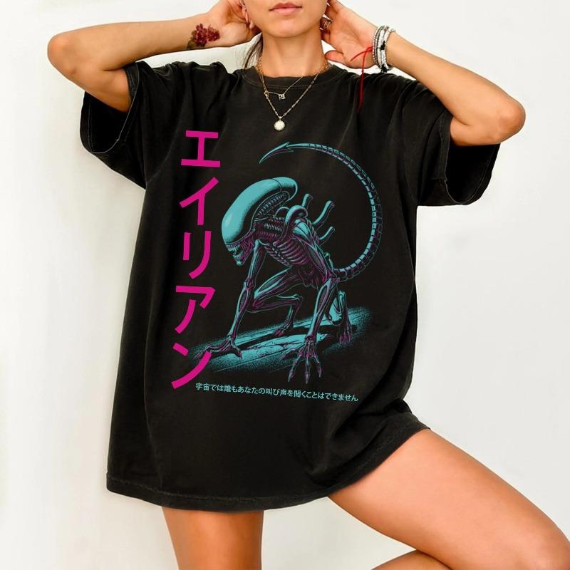 Alien Tshirt Alien War Iron Blood Warrior Tshirt Womens Tshirt Summer New Unisex Casual Cotton Tshirt S