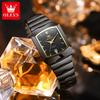 OLEVS 2712 Luxury Man Watches Fashion Business Square Quartz Watch For Men Waterproof Luminous Watches For Man Clock Reloj