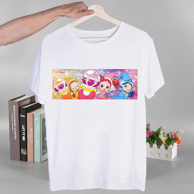Ojamajo Doremi Magical  Harajuku T-shirts Summer  Unisex/Wo Unisex Hip Hop Funny Print Tshirt Streetwear T Shirt Short Sleeve Tee Top Shirt