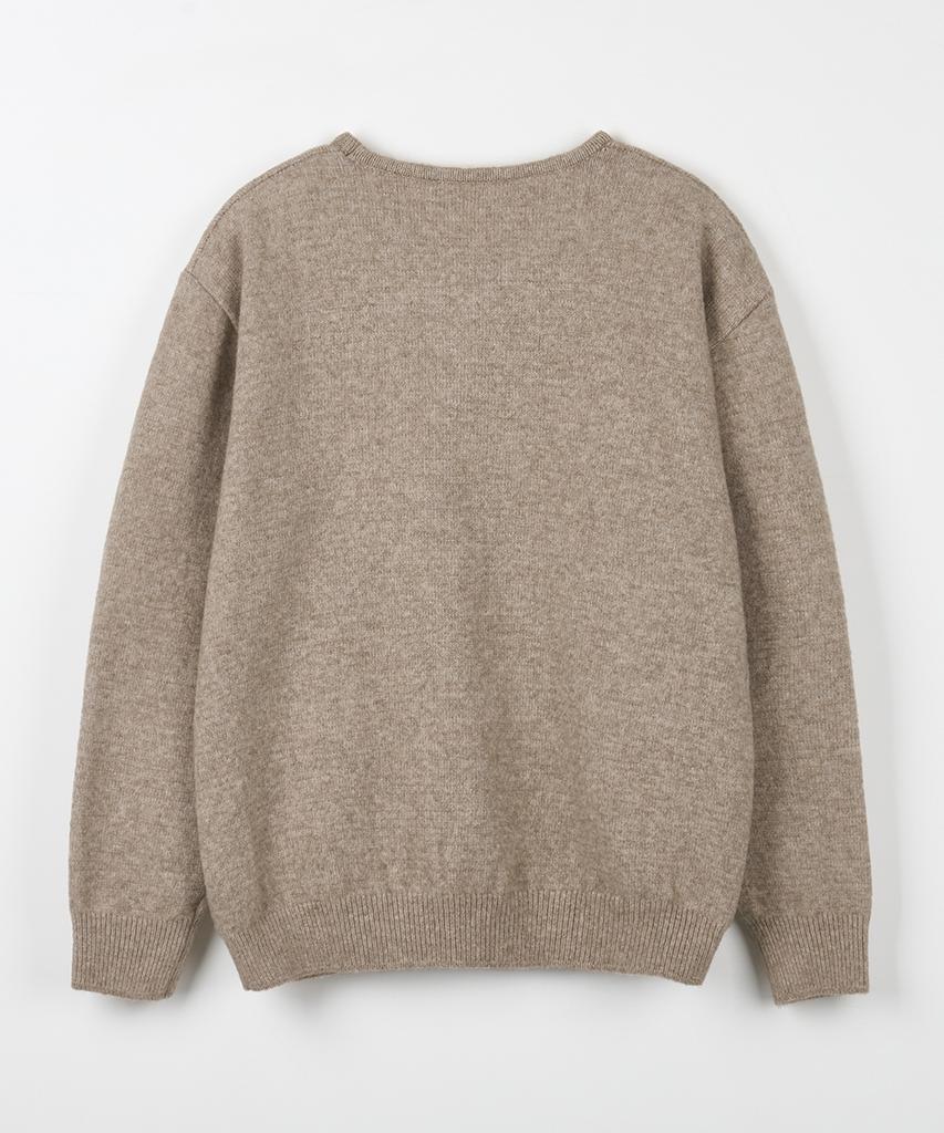 Nodu Sage Basic Cardigan [Beige]