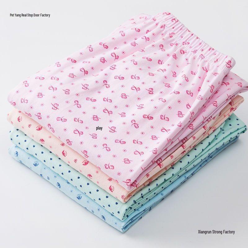 Women's Autumn Cotton Wool Floral Thread Pants Collection