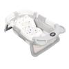 Collapsible Baby Bathtub Intelligent Real Time Temperature Sensing Double Folding Portable Travel