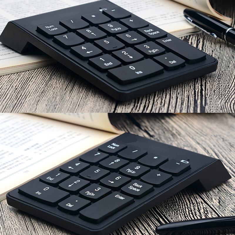 Wireless Keyboard Digital Number Numeric Keypad Accounting Bank 18 Keys Keypad