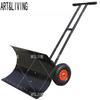 ART&LIVING Wheeled Snow Pusher Shovel