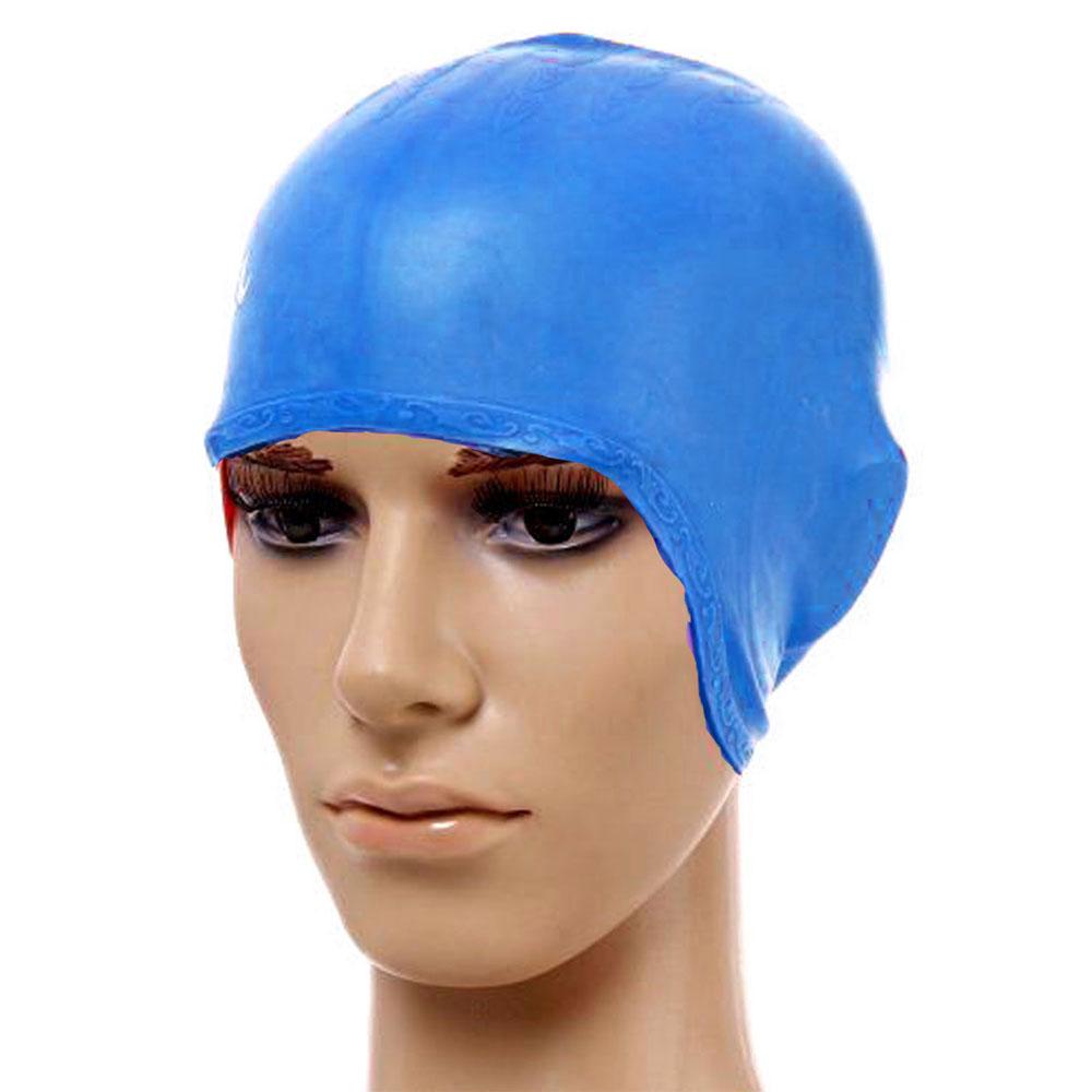 Buy Silicone Swimming Cap With Ear Pockets Long Hair Large Men Women