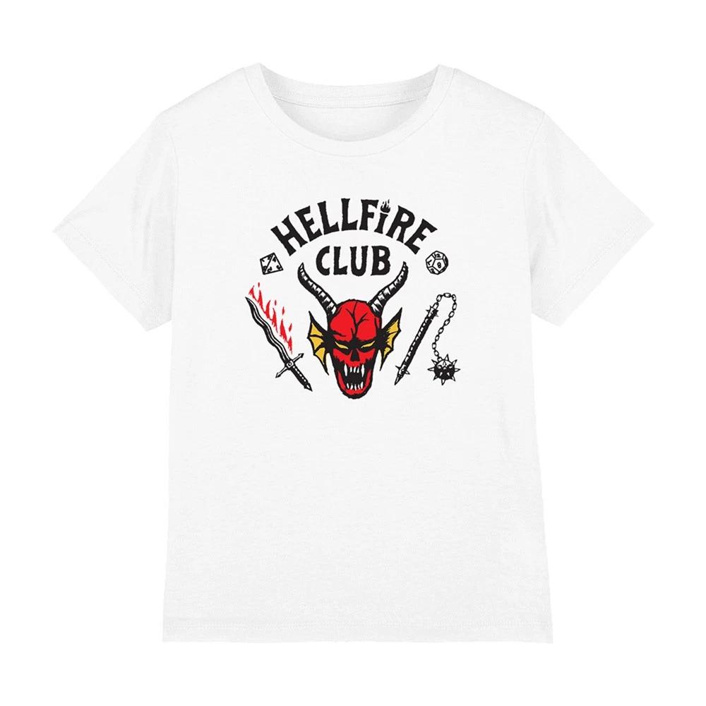 

Stranger Things Hellfire Club Kids T-shirt 3-13 Years, Athletic Heather 160