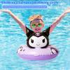Cartoon Print Thickened Boys And Girls Baby Swimming Ring