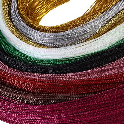 100m Rope Gold Silver Cord Gift Packaging String Metallic Jewelry Thread Cord