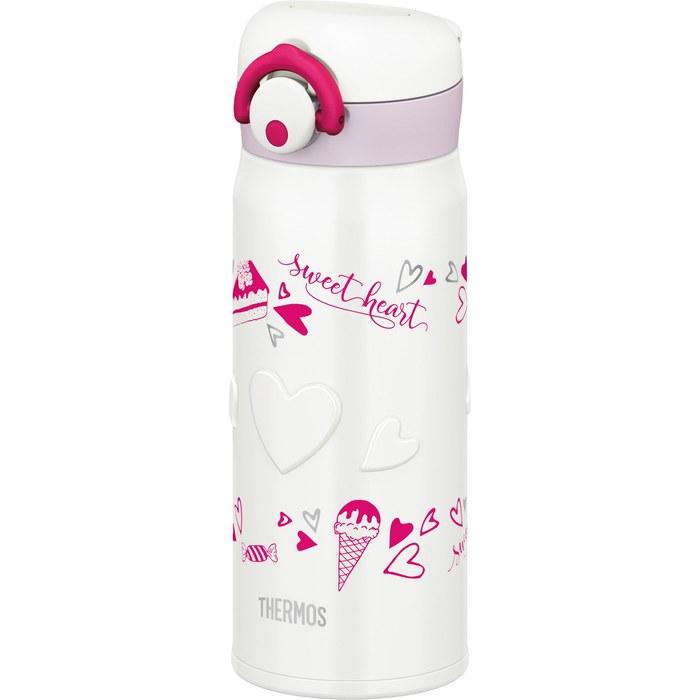 Thermos Tumbler Vacuum Insulated Travel Mug 400ml White JNR-400 WH 400 ml