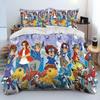Japanese Anime Digital Monster Duvet Cover Pillowcase Bedding Set Adult Boys Girls Bedroom Decoration Single Double Large Size