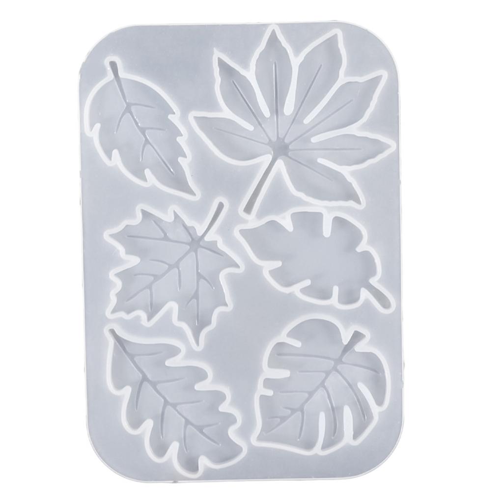 Silicone Pendant Mold Earring Molds Maple Leaf Shape Jewelry Molds Silicone Texture Present for Jewelry Enthusiasts