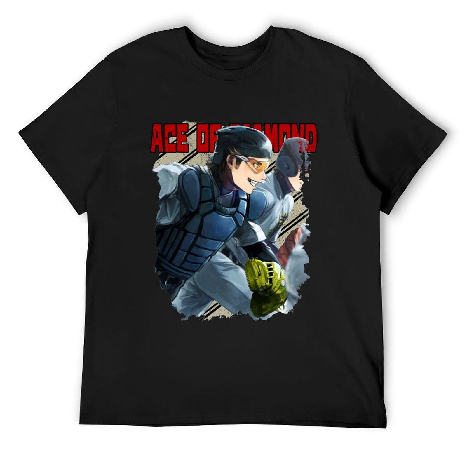 

Футболка Diamond no Ace оверсайз графическая футболка футболки тяжелые футболки для мужчин 4XL