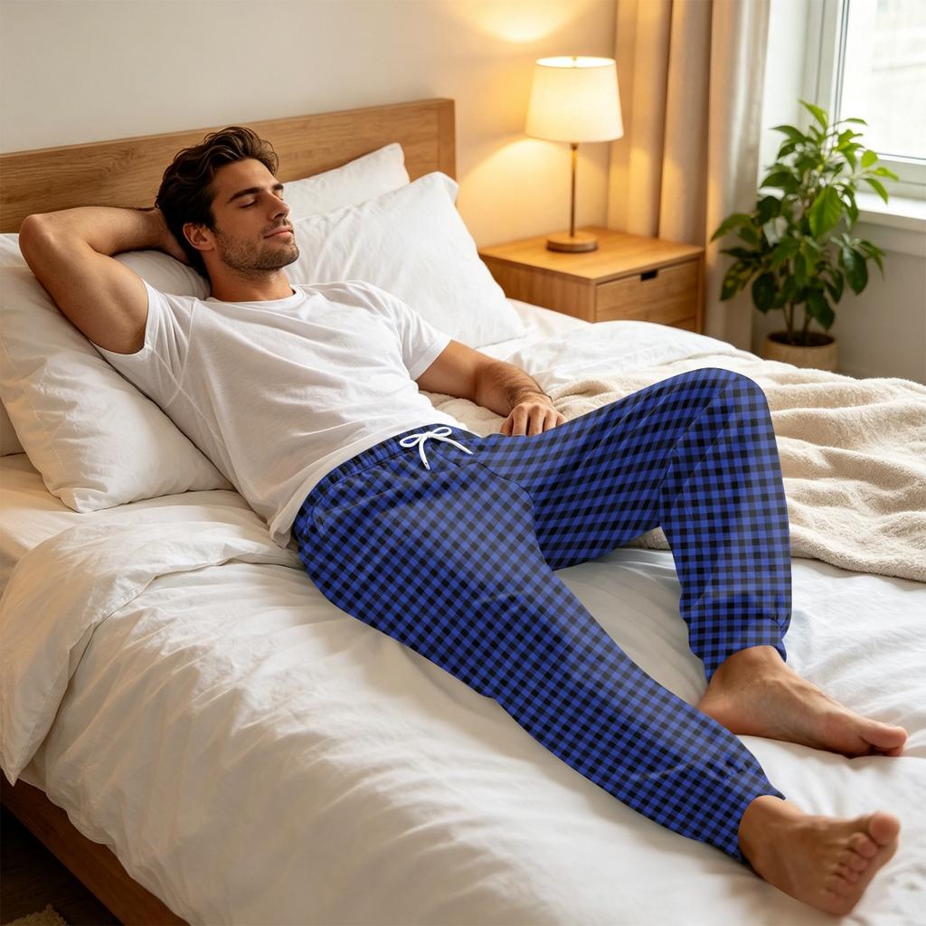 Men's Comfortable Pajama Pants for Fall and Winter Sleepwear