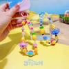 Stitch Summer Beach Series Resin Phone Pendant Keychain For Kids And Teens