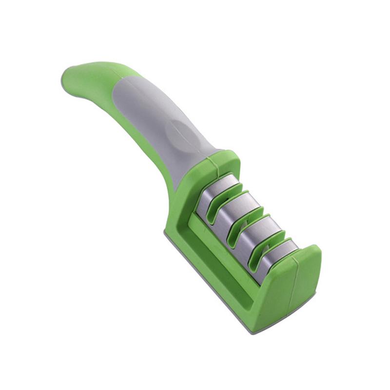 

3-Stage Knife Sharpener with 1 More Replace Sharpener Manual Kitchen Knife Sharpening Tool For all Knives