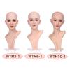 TEYVIYI Mannequin Head Wig Realistic Wig Wig Store Beauty Accessories Display Head, Model, Holder, Silicone, Soft, Skin-Tone, Stand, Accessory,