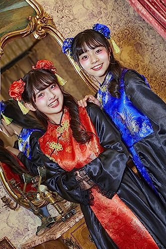 Clearstone COSCHU! Cosplay Halloween Chinese Costume for Kids and Juniors, 150cm Girls, Blue