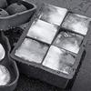 6 Grids Ice Cube Tray Easy Release Silicone Ice Cube Mold for Freezer Whiskey Cocktails