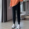 Women Thicken Cotton Sweatpants Autumn Winter Elastic Waist Bundle Foot Straight Trousers Fleece Warm Loose 5XL Casual Pants