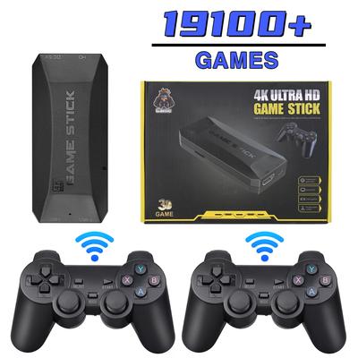 M16 4k HD TV Game Stick video herná konzola Vstavané hry z roku 19100 pre bezdrôtový ovládač Nes/gba Retro vreckový herný prehrávač