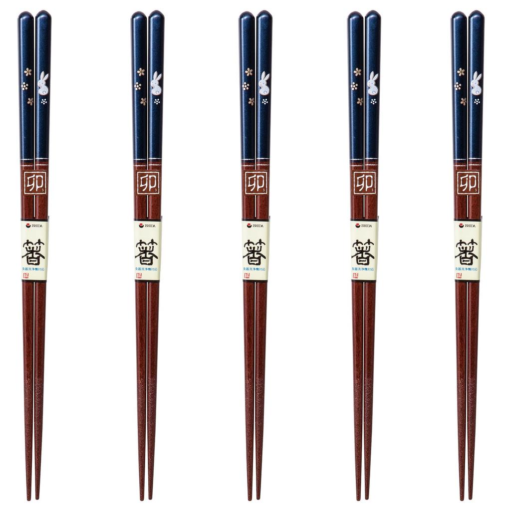 Chopsticks Set of Dishwasher Made in Japan J-kitchens 5, Material Wood, Safe, PID3477,