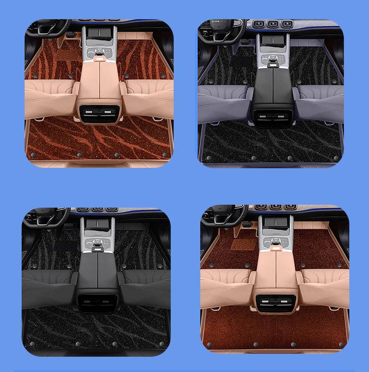 Eco-friendly Leather Floor Mats for Chery Tiggo 9 - Full Coverage Car Interior Protection & Modification