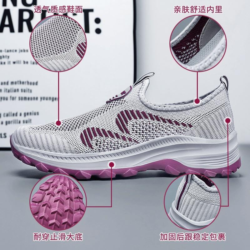 Stepping shoes women's summer new women's shoes breathable casual sports shoes couple sports shoes