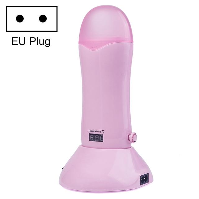 

Портативный ручной термостат, восковая машина для удаления волос, нагреватель восковых бобов, вилка европейского стандарта розовый